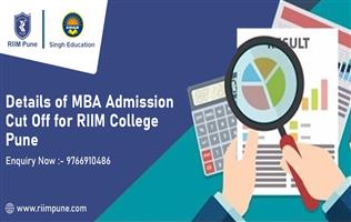 Details of MBA Admission Cut off For RIIM College Pune